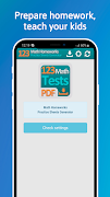 برنامه‌نما 123 Math Homework - Worksheets عکس از صفحه