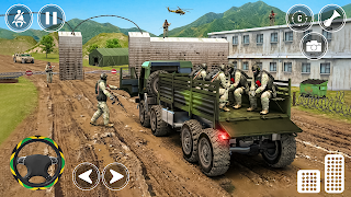 Army Truck Game Simulator 3D captura de pantalla 7