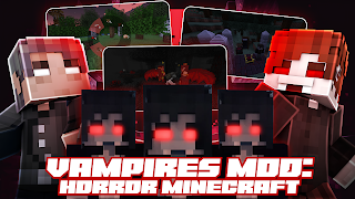 Vampires Mod: Horror Minecraft ポスター