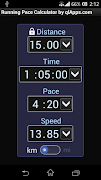 Poster Running Pace Calculator