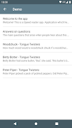 Speed reader скриншот 2