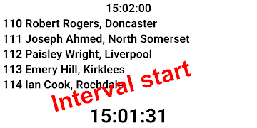 Go! - Start Clock imagem de tela 4