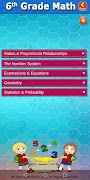 6th Grade Math Test Prep syot layar 1