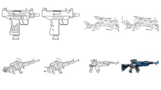 How to draw Fire weapons easy screenshot 1