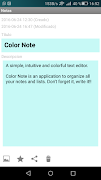 Notes screenshot 1