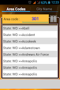 USA AREA CODES poster