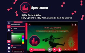 Spectruma - Audio Visualizer M 스크린샷 1