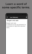 Law Dictionary capture d'écran 4