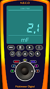 برنامه‌نما Multimeter/Oscilloscope عکس از صفحه