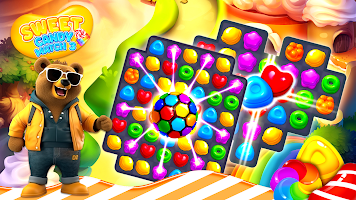 Game Match 3: Sweet Candy screenshot 1