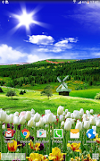 Spring Nature Live Wallpaper captura de pantalla 7