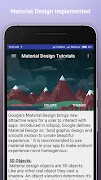 Material Design Tutorials ảnh chụp màn hình 3