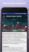 Material Design Tutorials imagem de tela 3