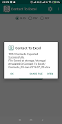 Contact To Excel 截圖 3