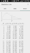 Statistics Study Lite, statext screenshot 5