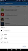 App manager for android اسکرین شاٹ 1