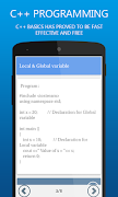برنامه‌نما Learn C++ عکس از صفحه