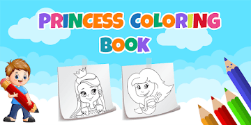 Glitter Princess Coloring Pages - Girls Games captura de pantalla 5