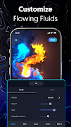 برنامه‌نما Fluid Wallpaper: Magic Fluids عکس از صفحه