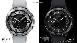 Chrome Basic Watch Face تصوير الشاشة 5