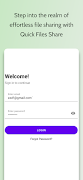 برنامه‌نما QuickFileShare عکس از صفحه