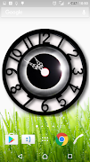 Black Clock Widget تصوير الشاشة 2