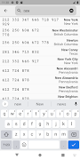 Area Codes screenshot 1