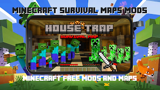 برنامه‌نما Survival maps mods Minecraft عکس از صفحه