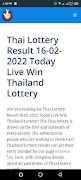 Thai Lottery  3up and Results-poster