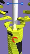 Stack Crash - Fire 3D Ball 截图 2