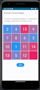 Poster Number Puzzle Widget