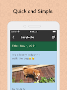 برنامه‌نما EasyNote - Notepad widget عکس از صفحه