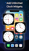 Clock Widget iOS 15 скриншот 2