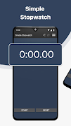 Simple Stopwatch اسکرین شاٹ 6