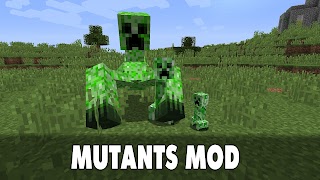 برنامه‌نما Mutants Mod for Minecraft PE عکس از صفحه