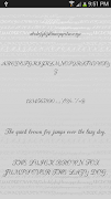 Script Fonts for Android captura de pantalla 3