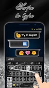 Silver Shining Keyboard Theme স্ক্রিনশট 3