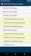 MHTCET Previous Papers poster