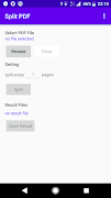 Split PDF Pages Cartaz