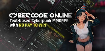 CyberCode Online: Text RPG โปสเตอร์
