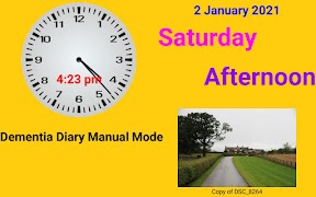 Dementia/Digital Diary/Clock screenshot 2