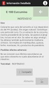 Aditivos Alimentarios Ekran Görüntüsü 1