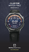 Cluster Watch Face اسکرین شاٹ 1