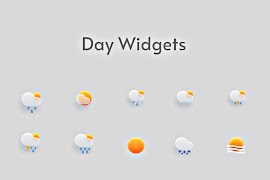 برنامه‌نما Fluent Weather Komponent KWGT عکس از صفحه
