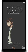 Jungkook Lock Screen captura de pantalla 4