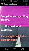 Weight Loss Quotes screenshot 1