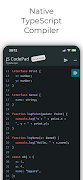JavaScript Coding Editor & IDE captura de pantalla 5