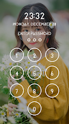 برنامه‌نما Password Screen Lock (Lock Screen With Passcode) عکس از صفحه