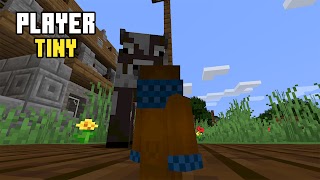 Player Tiny Minecraft Mod 스크린샷 5
