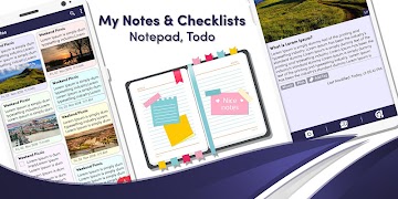 My Notes & Checklists - Notepa الملصق